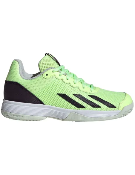 Adidas Courtflash K If0455 Yellow Junior |ADIDAS |ADIDAS padel shoes