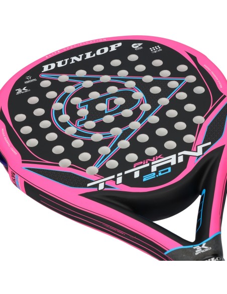 Dunlop Titan 2.0 Pink |DUNLOP |Racchette da padel Dunlop Titan 2.0 Pink |DUNLOP |Racchette da padel
