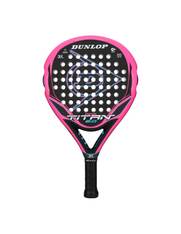 Pala Dunlop Titan 2.0 623767 Pink |DUNLOP |Raquetes de padel
