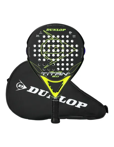 Dunlop Titan 2.0 Yellow |DUNLOP |Dunlop Padel Rackets