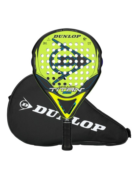 Dunlop Titan 2.0 Jaune Bleu |DUNLOP |Raquettes de padel