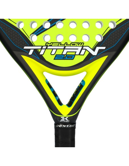 Dunlop Titan 2.0 Jaune Bleu |DUNLOP |Raquettes de padel