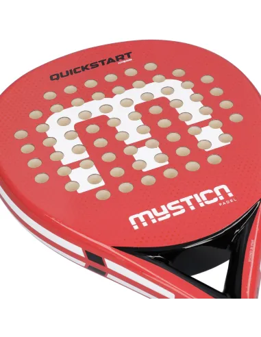 Mystica Quickstart Hybrid Red 2024 |MYSTICA |Padel Rackets