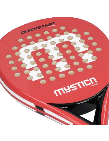 Mystica Quickstart Hybrid Red 2024 |MYSTICA |Padel Rackets
