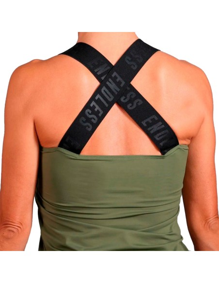 Camiseta Endless Iconic Ii 40406 Army Mujer |ENDLESS |Roupa de remo ENDLESS