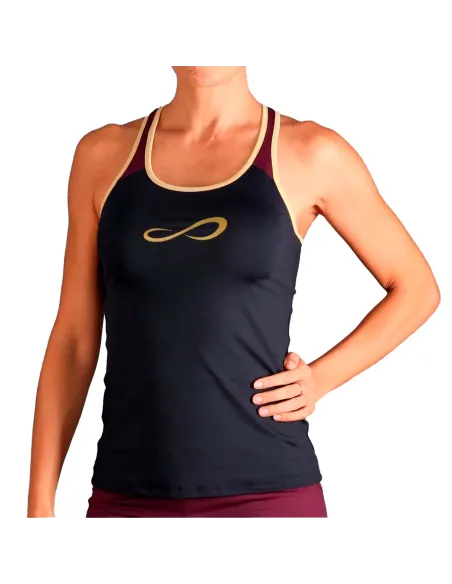 Camiseta Endless Minimal 30007 Black Purple Mujer |ENDLESS |ENDLESS padel clothing