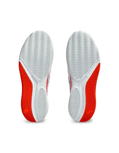 Asics Gel-Resolution 9 Clay White Blue |ASICS |ASICS padel shoes