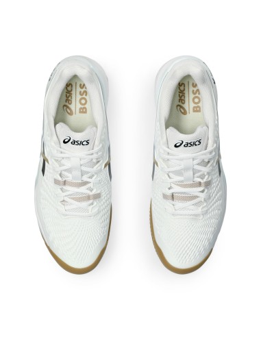 Asics Gel-Resolution 9 Clay 1041A458-100 Branco |ASICS |Sapatilhas de padel ASICS