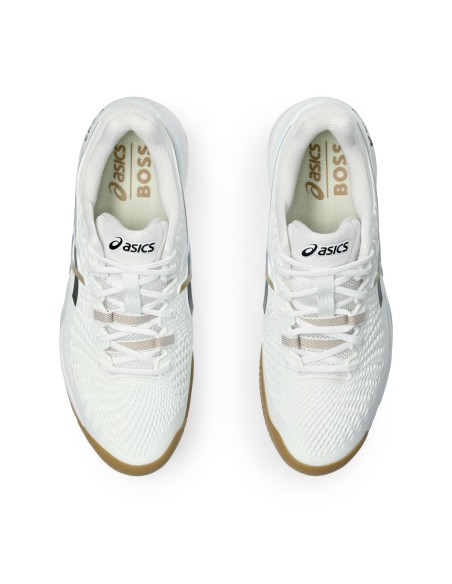 Asics Gel-Resolution 9 Clay 1041A458-100 Branco |ASICS |Sapatilhas de padel ASICS