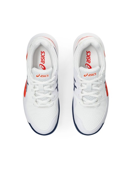 Asics Gel-Resolution 9 Gs Clay 1044A068-103 Blanco Junior |ASICS |Chaussures de padel
