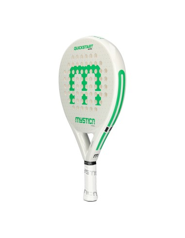 Mystica Quickstart Controllo White 2024 |MYSTICA |Racchette da padel