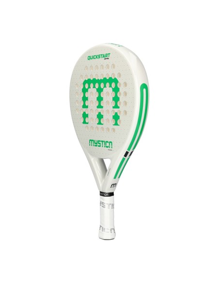 Mystica Quickstart Control White 2024 |MYSTICA |Raquetes de padel Mystica Quickstart Control White 2024 |MYSTICA |Raquetes de padel