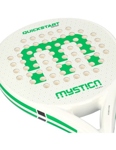 Mystica Quickstart Control White 2024 |MYSTICA |Raquetes de padel