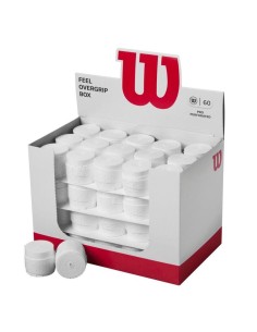 Caixa 60 Unds Overgrip Wilson Pro Perfurado Branco