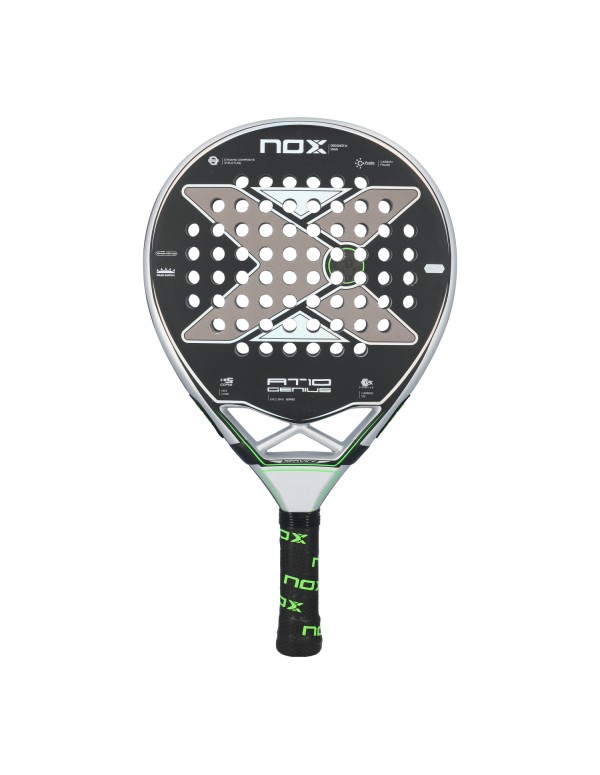 Pala Nox At10 Genius 12k av Agustin Tapia |NOX |NOX racketar