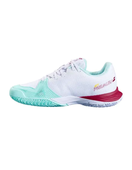 Babolat Jet Premura 2 33S24756 1093 Junior Blanc |BABOLAT |Chaussures de padel