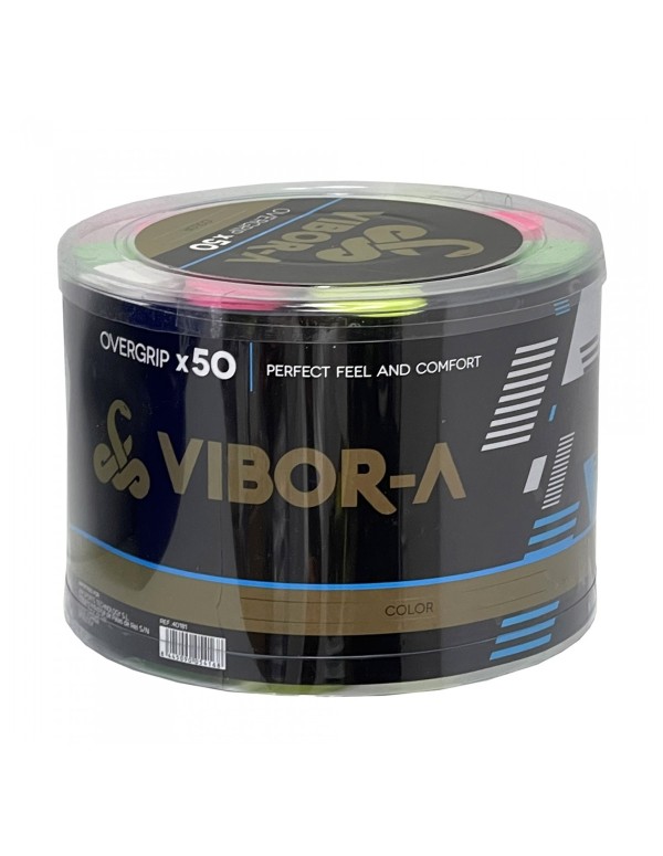 Tambor 50 Overgrips Vibor-A Color Perforado |VIBOR-A |Overgrips