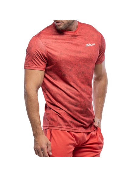 T-shirt Siux Jamming Cayenne pour hommes |SIUX |Vêtements de padel SIUX