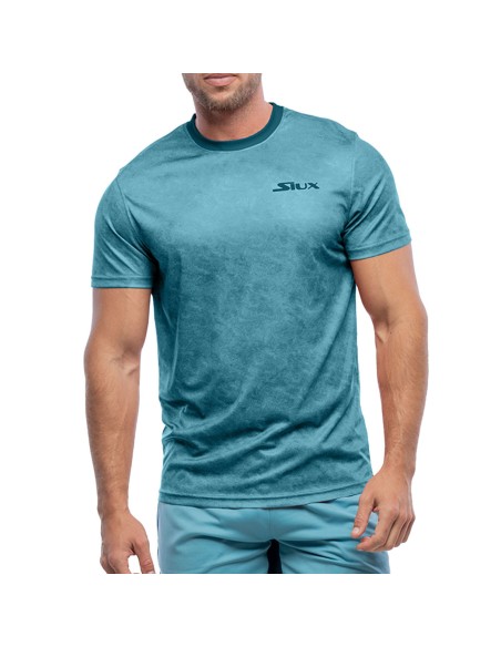 T-shirt Siux Jamming Homme Turquoise |SIUX |Vêtements de padel SIUX