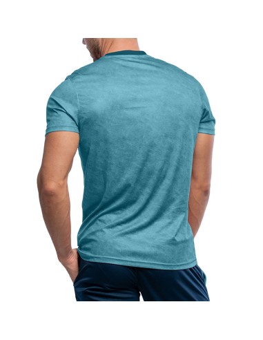 T-shirt Siux Jamming Homme Turquoise |SIUX |Vêtements de padel SIUX