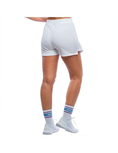 Jupe Siux Jacquard Femme Blanc |SIUX |Vêtements de padel SIUX