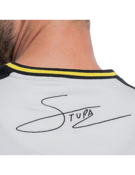 Sudadera Siux Electra Stupa Hombre Blanca/Negra Ss24 |SIUX |Ropa de pádel SIUX