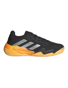Adidas Barricade Clay Nero/Arancione Uomo If0464 |ADIDAS |Scarpe da padel