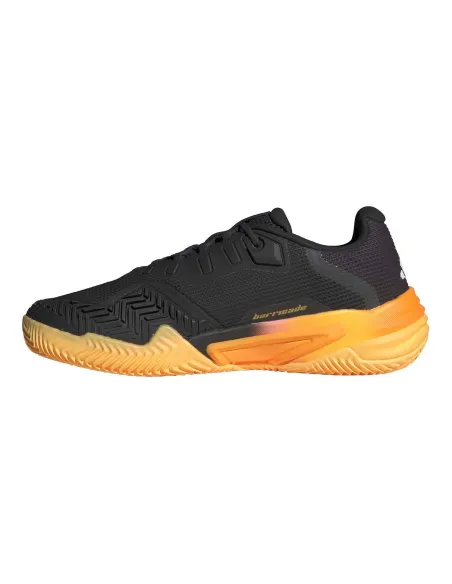 Adidas Barricade Clay Noir/Orange Homme If0464 |ADIDAS |Chaussures de padel