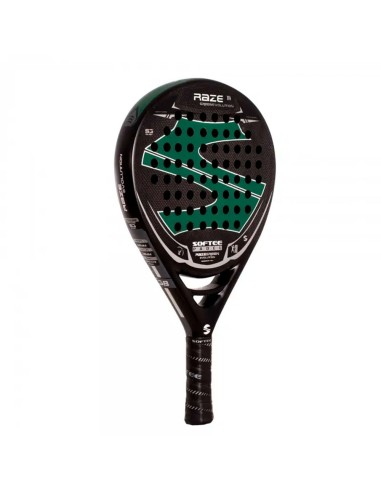 Softee Raze Evolution Green Carbone |SOFTEE |Raquettes de padel Softee