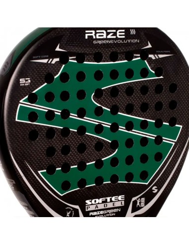Softee Raze Evolution Green Carbon |SOFTEE |Softee Padel Rackets