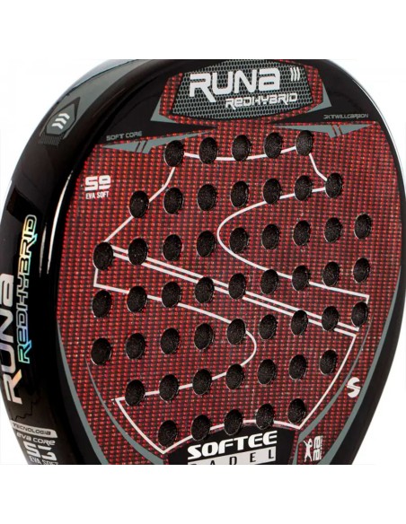 Softee Runa Red Hybrid 2024 |SOFTEE |Racchette da padel
