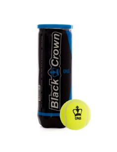 Bote 3 Pelotas Black Crown One A000320 |BLACK CROWN |Pelotas de pádel