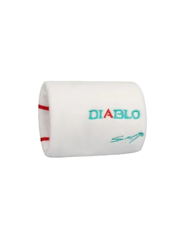 Muñequera Siux Diablo Sanyo Blanca |SIUX |Accesorios de pádel