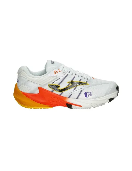 Joma Open Men 2342 Blanc Orange Topew2342Om |JOMA |Chaussures de padel Joma