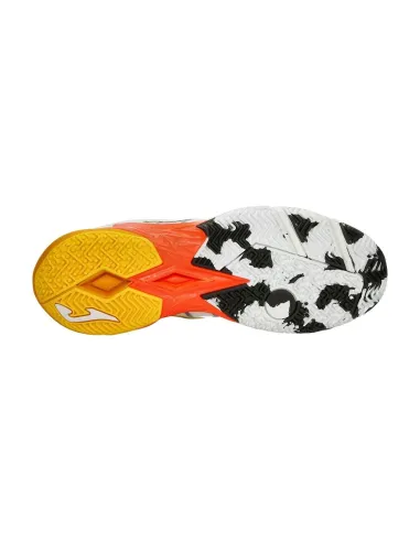 Joma Open Men 2342 Branco Laranja Topew2342Om |JOMA |Sapatilhas de padel Joma