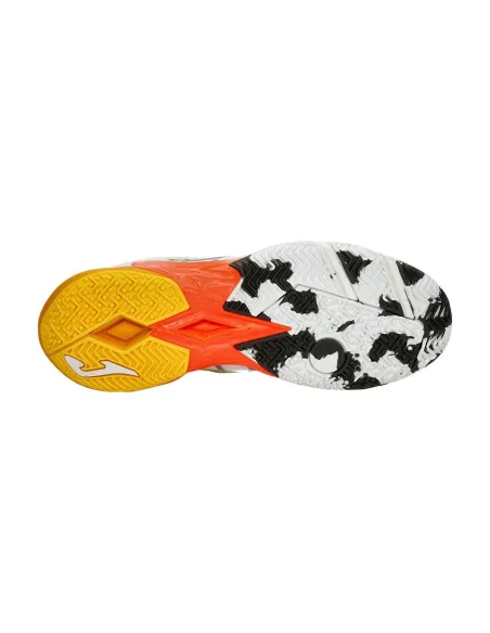 Joma Open Men 2342 Bianco Arancione Topew2342Om |JOMA |Scarpe da padel Joma