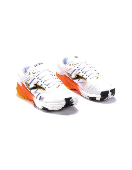 Joma Open Men 2342 Bianco Arancione Topew2342Om |JOMA |Scarpe da padel Joma