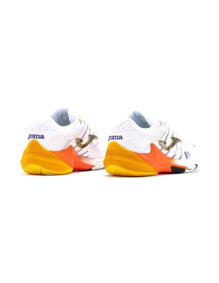 Joma Open Men 2342 Blanc Orange Topew2342Om |JOMA |Chaussures de padel Joma