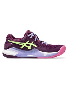 Asics Gel Resolution 9 Padel 1042A245 Mauve Femme |ASICS |Chaussures de padel