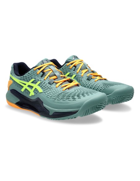 Asics Gel Resolution 9 Padel 1041A334 Green |ASICS |Padel shoes Asics Gel Resolution 9 Padel 1041A334 Green |ASICS |Padel shoes