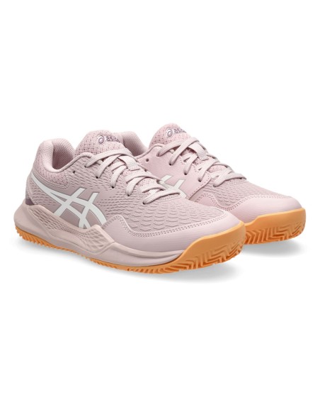 Asics Gel Resolution 9 Gs Clay 1044A068 Rosa Junior |ASICS |Sapatilhas de padel