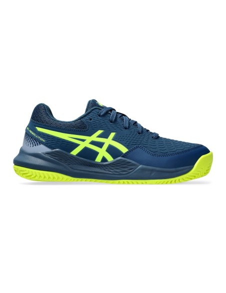 Asics Gel Resolution 9 Gs Clay 1044A068 Navy Blue Junior |ASICS |Padel shoes