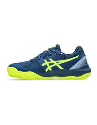 Asics Gel Resolution 9 Gs Clay 1044A068 Navy Blue Junior |ASICS |Padel shoes
