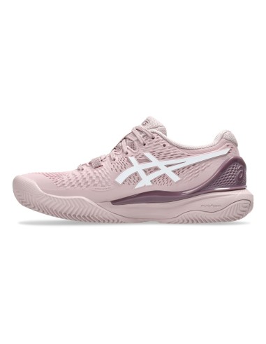 Asics Gel Resolution 9 Clay 1042A224 Rosa Mulher |ASICS |Sapatilhas de padel