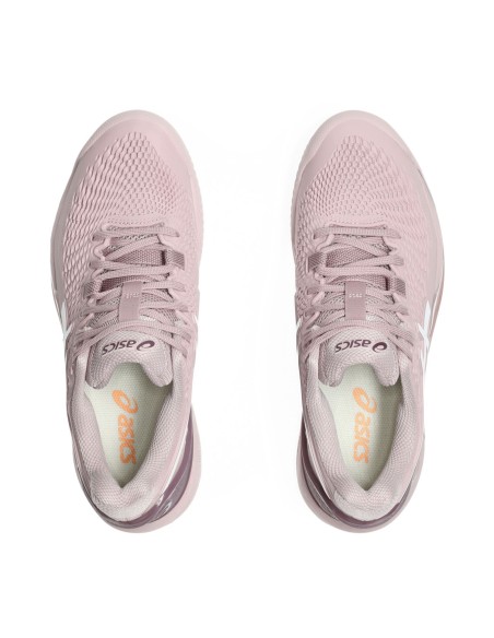 Asics Gel Resolution 9 Clay 1042A224 Rosa Mulher |ASICS |Sapatilhas de padel