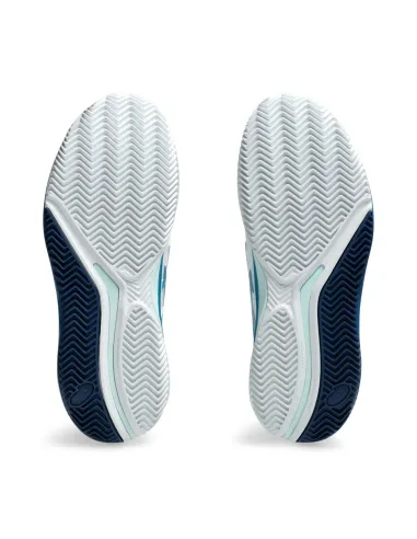 Asics Gel Resolution 9 Clay 1042A224 Azul Verdoso Mujer |ASICS |Sapatilhas de padel