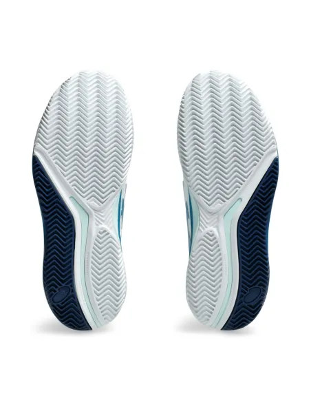 Asics Gel Resolution 9 Clay 1042A224 Azul Verdáceo Mulher |ASICS |Sapatilhas de padel
