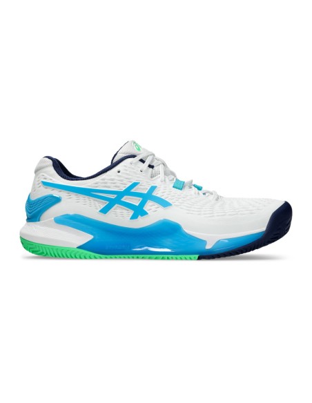 Asics Gel Resolution 9 Clay 1041A375 Bleu |ASICS |Chaussures de padel Asics Gel Resolution 9 Clay 1041A375 Bleu |ASICS |Chaussures de padel