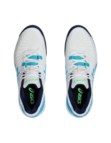 Asics Gel Resolution 9 Clay 1041A375 Bleu |ASICS |Chaussures de padel