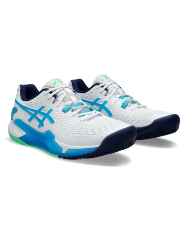 Asics Gel Resolution 9 Clay 1041A375 Bleu |ASICS |Chaussures de padel